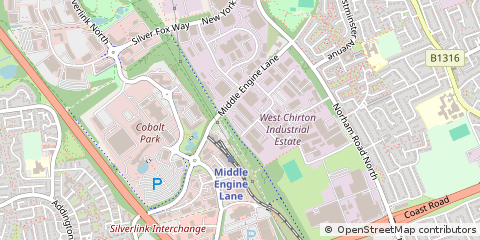 Map of North Shields Tyne & Wear