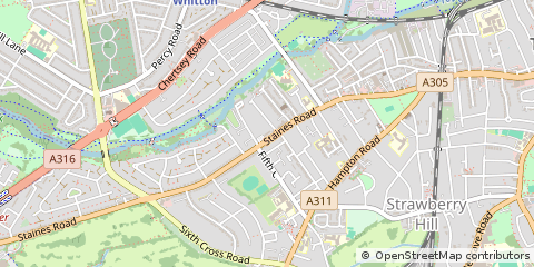 Map of Twickenham