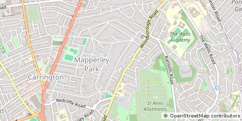 Map of Nottingham