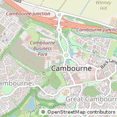 Map of Cambridge, Cambridgeshire