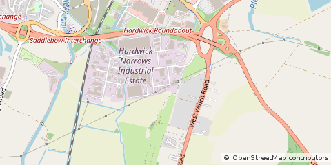 Map of Kings Lynn, Norfolk