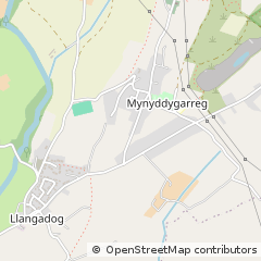 Map of Kidwelly, Carmarthenshire