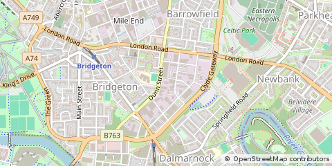 Map of Glasgow