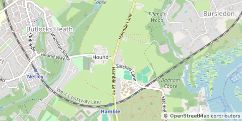 Map of Southampton