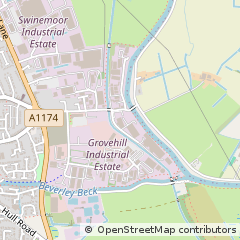 Map of Beverley, East Yorkshire