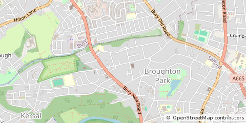 Map of Salford