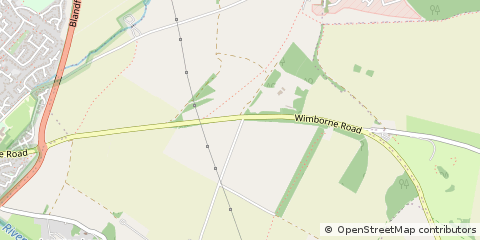 Map of Blandford Forum