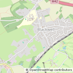 Map of Bromsgrove, Worcestershire