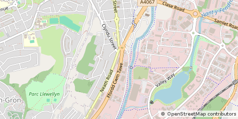 Map of Swansea