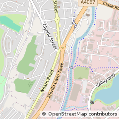 Map of Swansea