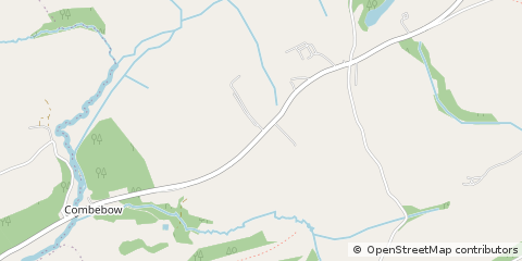 Map of Okehampton, Devon