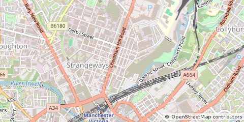 Map of Manchester
