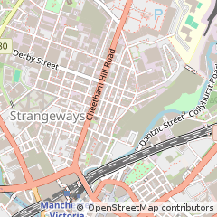 Map of Manchester