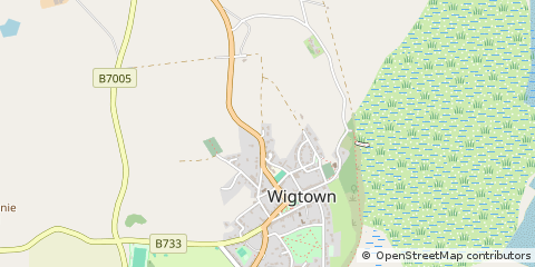 Map of Newton Stewart, Wigtownshire
