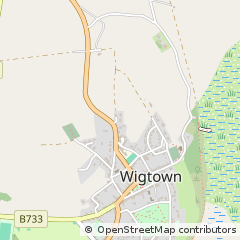 Map of Newton Stewart, Wigtownshire