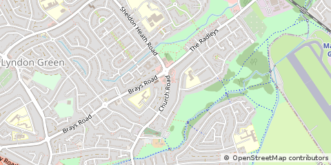 Map of Birmingham, West Midlands