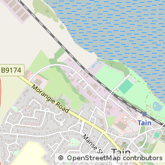 Map of Tain, Ross-Shire