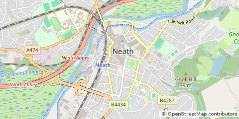 Map of Neath