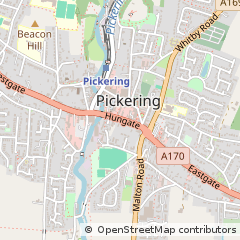 Map of Pickering, North Yorkshire