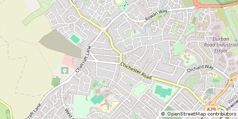 Map of Bognor Regis, West Sussex