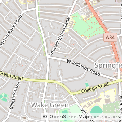Map of Birmingham, West Midlands