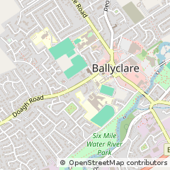 Map of Ballyclare, Co Antrim