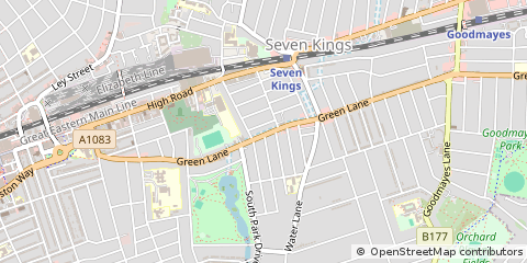 Map of Ilford