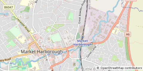 Map of Market Harborough