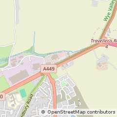 Map of Ross-on-WYE, Herefordshire