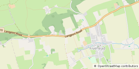 Map of Taunton, Somerset