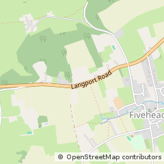 Map of Taunton, Somerset