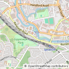 Map of Ipswich, Suffolk