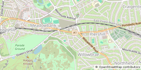 Map of Edinburgh
