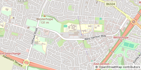 Map of Newcastle Upon Tyne