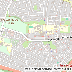 Map of Newcastle Upon Tyne