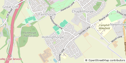 Map of Wakefield