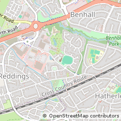 Map of Cheltenham, Gloucestershire