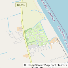 Map of Great Cowden, East Yorkshire