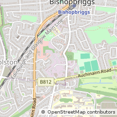 Map of Glasgow, East Dunbartonshire