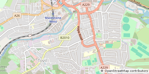 Map of Maidstone