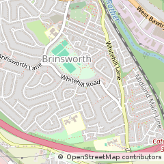 Map of South Yorkshire