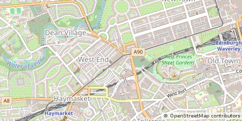 Map of Edinburgh, Midlothian