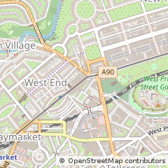 Map of Edinburgh, Midlothian