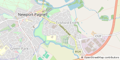 Map of Milton Keynes