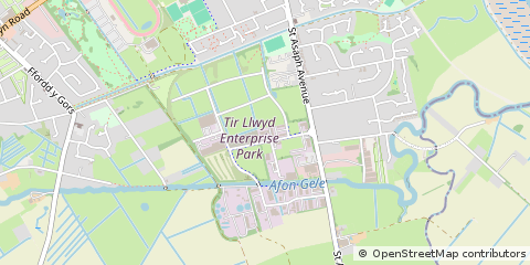 Map of Abergele, Conwy
