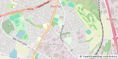 Map of Bradford