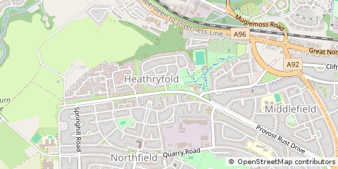 Map of Aberdeen