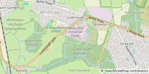 Map of Romsey, Hampshire