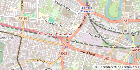Map of Manchester