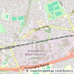 Map of Leeds, West Yorkshire